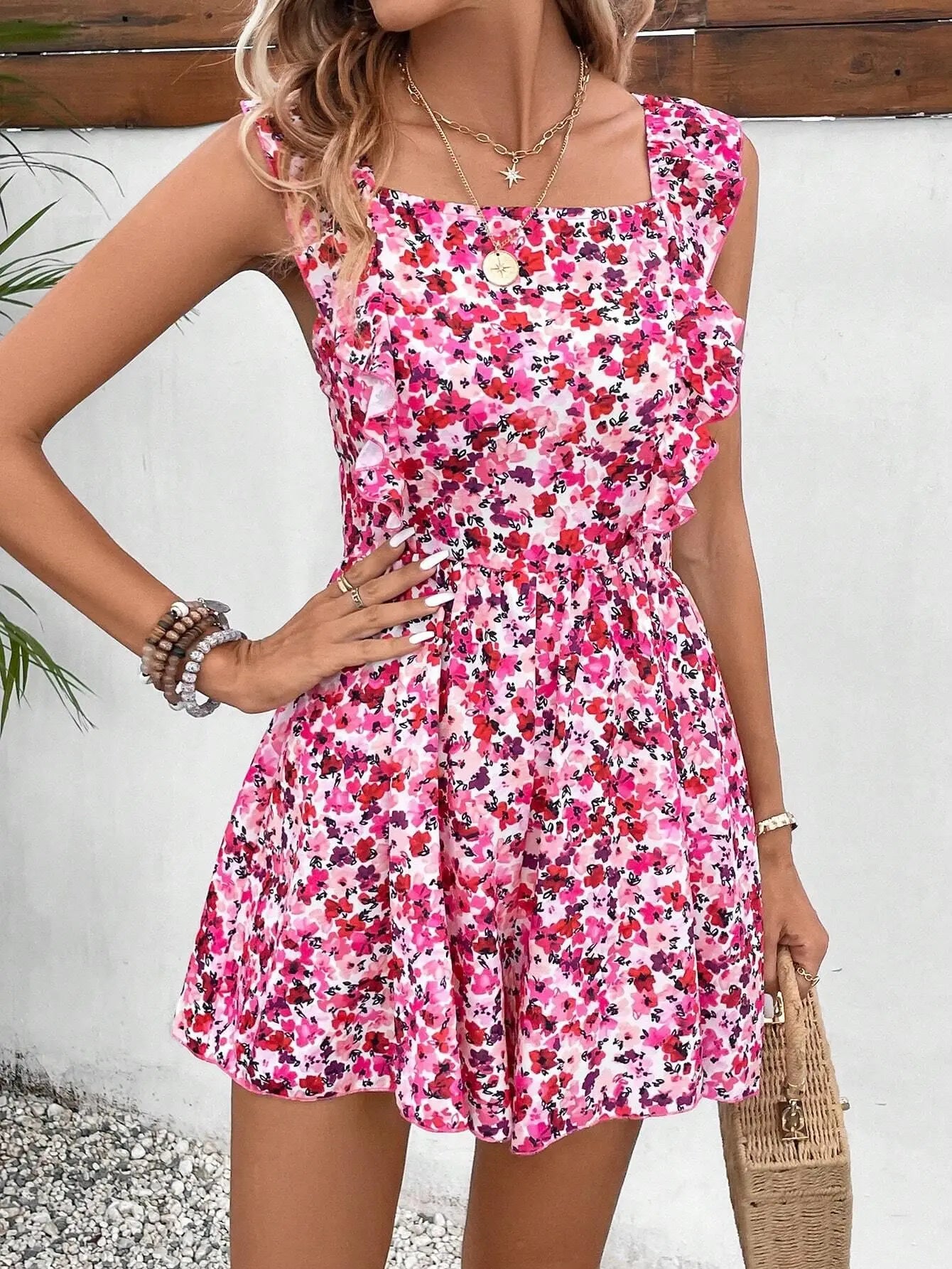 Flower Sunrise™ | Ruffled Dress