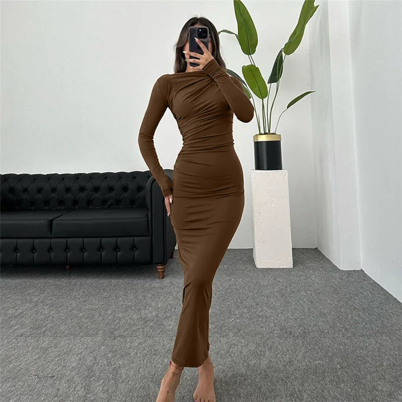 Minimalist Essence™ Fitted Midi Dress