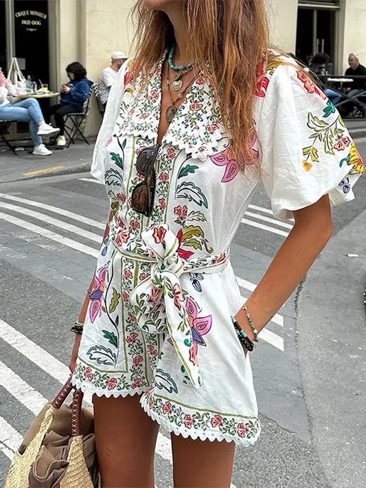 Fresca Primavera | Flowery Jumpsuit