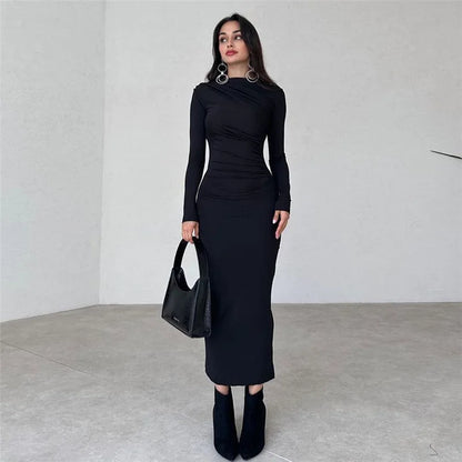 Minimalist Essence™ Fitted Midi Dress