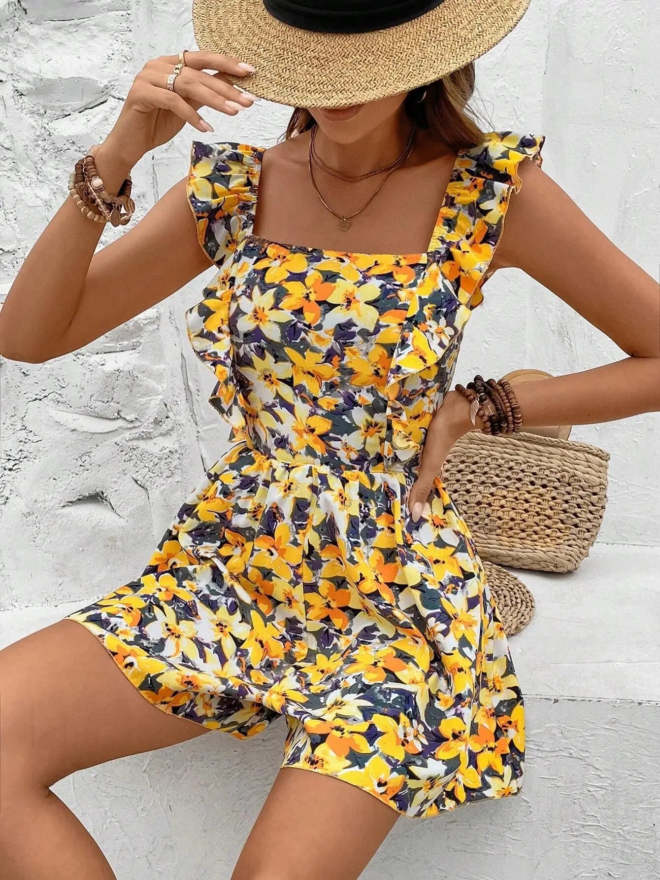 Flower Sunrise™ | Ruffled Dress